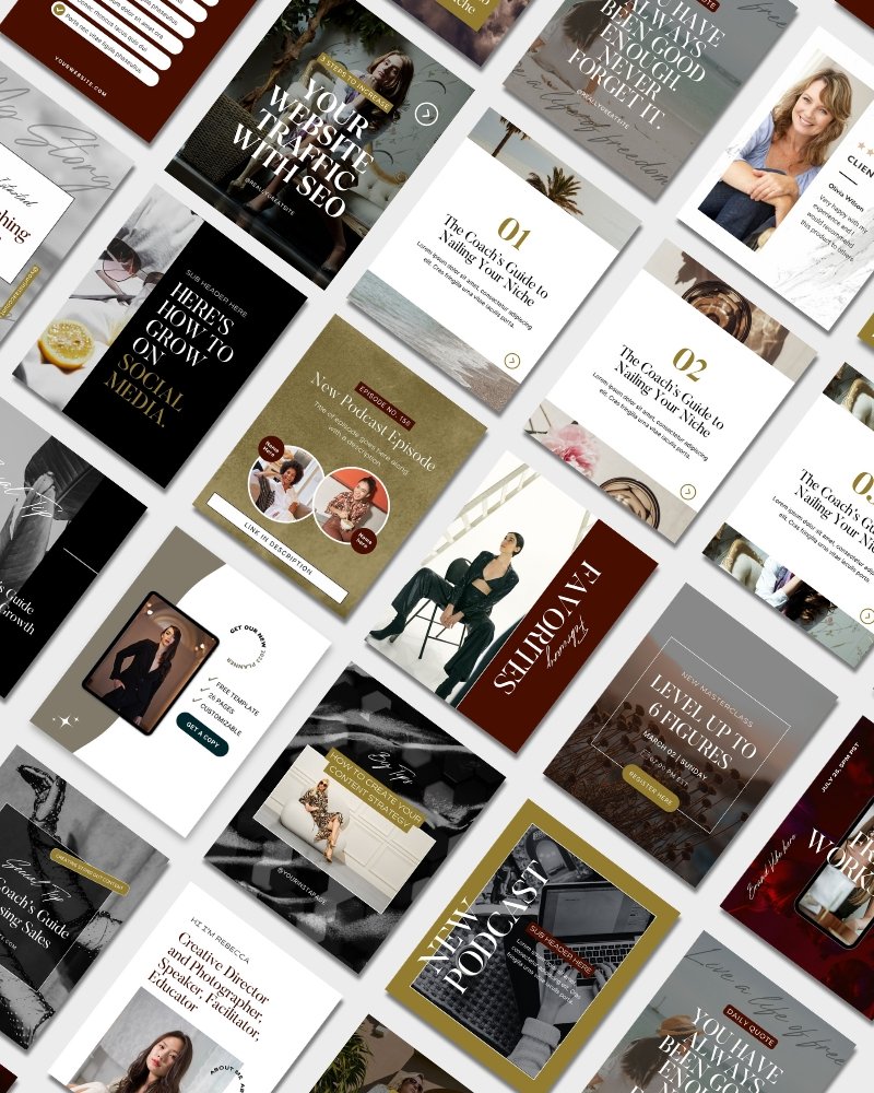 Vienna Luxe Social Media Canva Templates