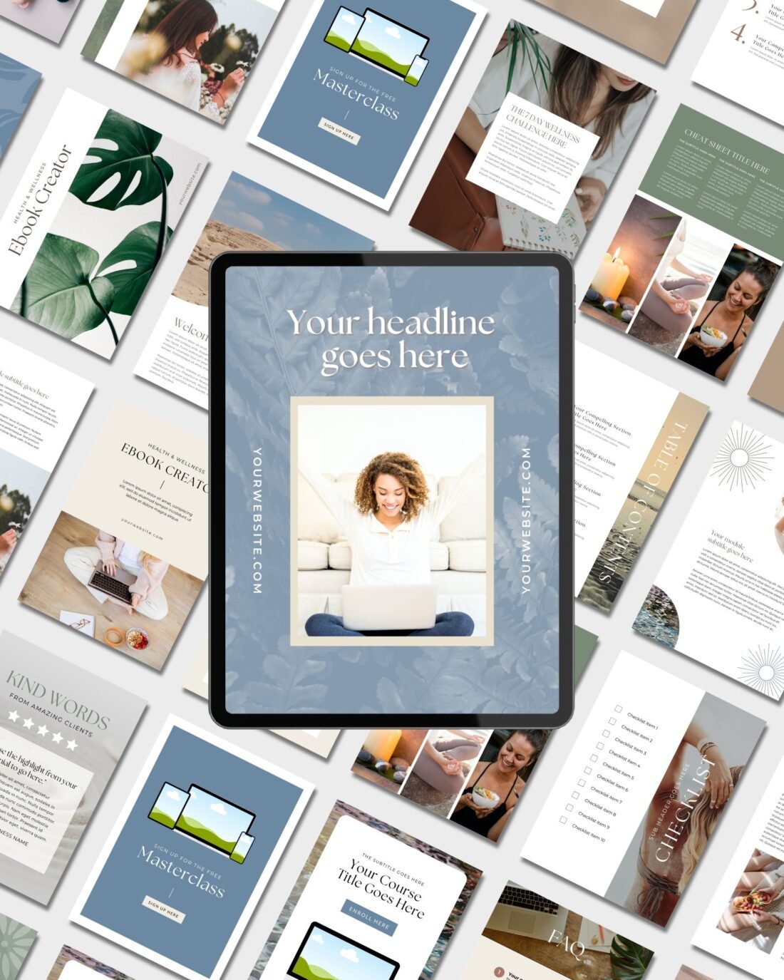 Skye Ebook Creator Templates (Canva)