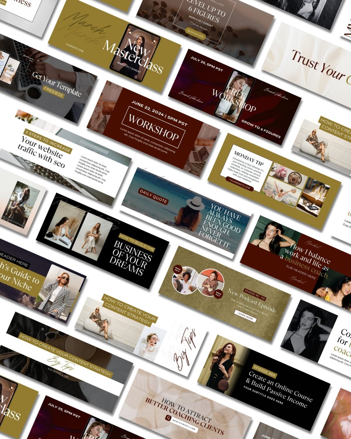 Vienna Email Header Templates (Canva) - templifyshop.ca